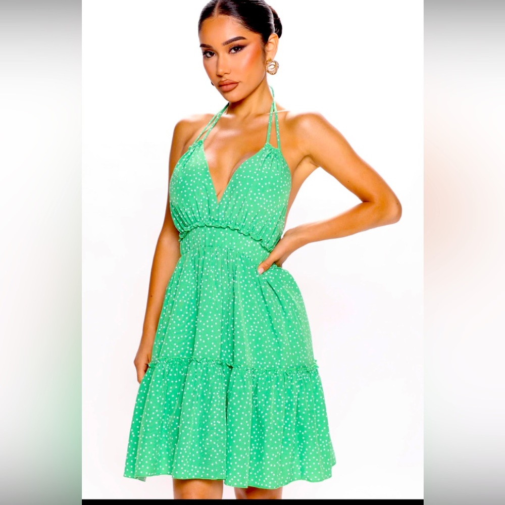 NWT Brunch Mood Polka Dot Dress 1X